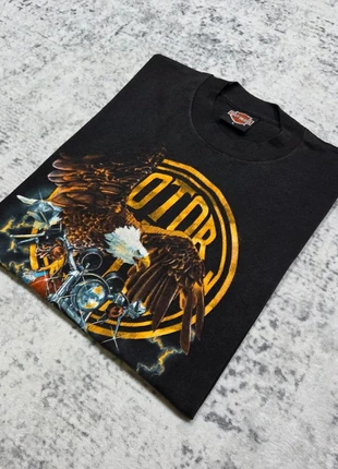 T-shirt Harley Davidson L Noir 3D Emblem 1988 Aigle Moto USA Vintage Old Money Retro Collector Y2K, brand: Harley Davidson, condizioni: Ottime, taglia: L, €149.99, €158.19 include la Protezione acquisti Pro