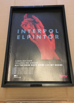 Interpol-Elpintor-A4 framed original advert, brand: Original, condition: Very good, £10.00, £11.20 includes Buyer Protection