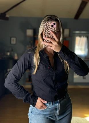 Chemise Levi’s noire - Taille XS -  100% coton – neuve sans étiquette, marca: Levi's, estado: Nuevo sin etiquetas, tamaño: XS / 34 / 6, 10,00 €, 11,20 € Protección al comprador incluida