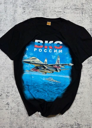 👕 T-shirt Banzai Russie VKS avion militaire taille 52 (L homme / XL femme) noir, marca: Vintage Dressing, estado: Muito bom, tamanho: L, €29.99, €32.19 inclui Proteção do Comprador Pro