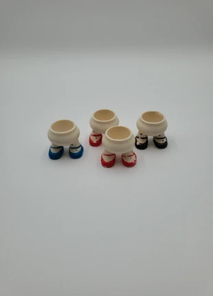 Coquetiers pieds vintage, marque: Vintage, état: Satisfaisant, 14,00 €, 15,40 € Protection acheteurs incluse