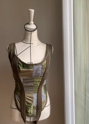 Corset fait main, marque: noyade, état: Neuf avec étiquette, taille: M / 38 / 10, 110,00 €, 116,20 € Protection acheteurs incluse
