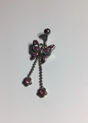 Piercing navel vlinder roze steentjes gv2a , merk: Roze, staat: Heel goed, € 3,00, € 3,85 inclusief Kopersbescherming