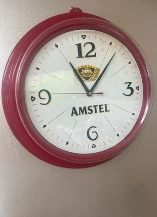 Magnifique horloge publicitaire, Amstel Vintage, hyper Deco, brand: Magnifique, condition: Very good, €20.00, €21.70 includes Buyer Protection Pro
