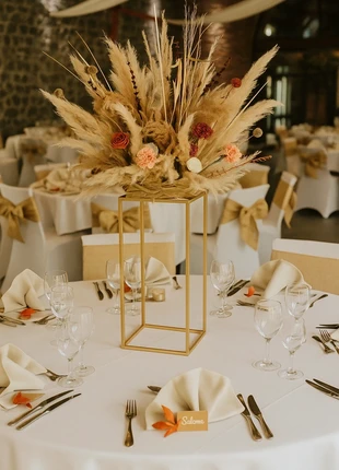 Montage mariage champêtre bohème pampas et fleurs séchées 70- 80cm, marque: champêtre, état: Très bon état, 30,00 €, 32,20 € Protection acheteurs incluse