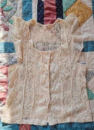Blouse sans manches vintage ancien, brand: Vintage Boutique, condition: Very good, size: XXXS / 30 / 2, €35.00, €37.45 includes Buyer Protection Pro