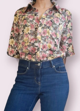 Blusa floral estilo vintage, marque: ICHI, état: Très bon état, taille: M / 38 / 10, 12,00 €, 13,30 € Protection acheteurs incluse