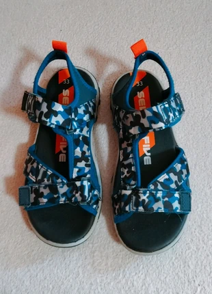 Sandalia azul y gris, marque: Seven five, état: Très bon état, taille: 33, 5,00 €, 5,95 € Protection acheteurs incluse