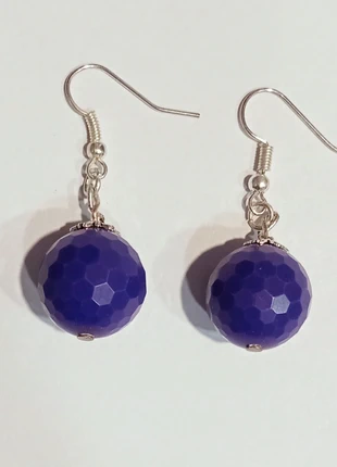 Orecchini pendenti con pietra viola, marca: Ethnic, estado: Muito bom, €5.00, €5.95 inclui Proteção do Comprador