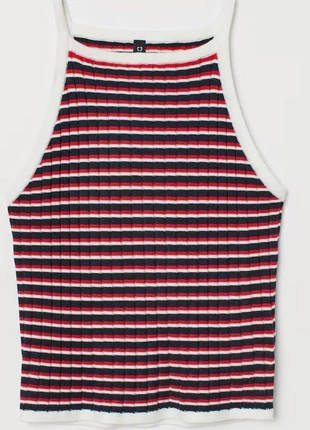 H&M ribbed strappy top, brand: H&M, condition: Very good, size: M / 38 / 10, €5.00, €5.95 includes Buyer Protection