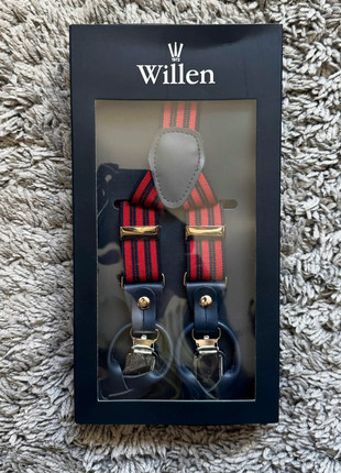 Willen Hosenträger in X-Form in bordeaux, brand: willen, condizioni: Nuovo con cartellino, €15.00, €16.45 include la Protezione acquisti