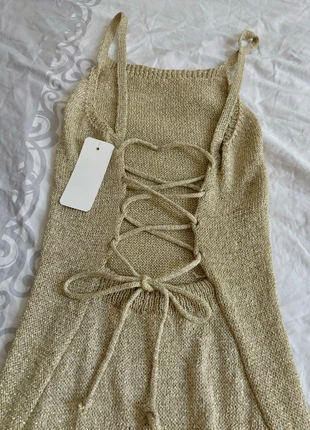 Robe en maille dorée Neuve Étiquetée, marca: Made In Italy, estado: Nuevo con etiquetas, tamaño: Talla única, 25,00 €, 26,95 € Protección al comprador incluida