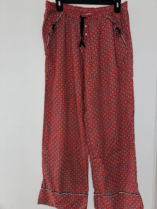 Red Victorias Secret M Pajama Pants 1