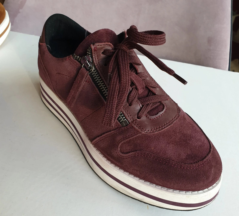 Plateau Sneaker mit variablen Verschlusssystem ALfA Gr. 39