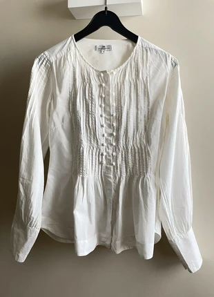 Witte blouse Day Birger & Mikkelsen, merk: Day Birger et Mikkelsen, staat: Goed, maat: S / 36 / 8, € 15,00, € 16,45 inclusief Kopersbescherming