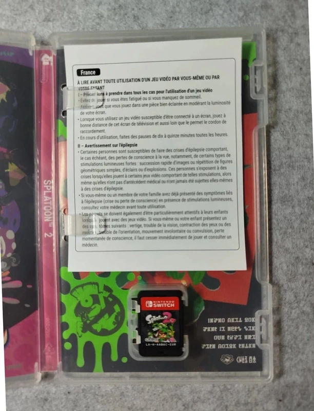 Jeu Switch Splatoon 2 Complet et Comme Neuf - photo numéro 3