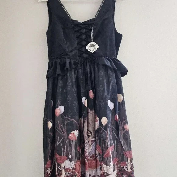 Alice's Adventures in Wonderland~ Adorable Lolita Sleeveless Dress 4