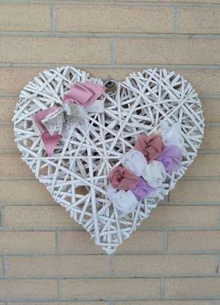 Ghirlanda cuore in legno shabby chic, marke: Shabby Chic, zustand: Gut, 9,00 €, 10,15 € inklusive Vinted-Käuferschutz