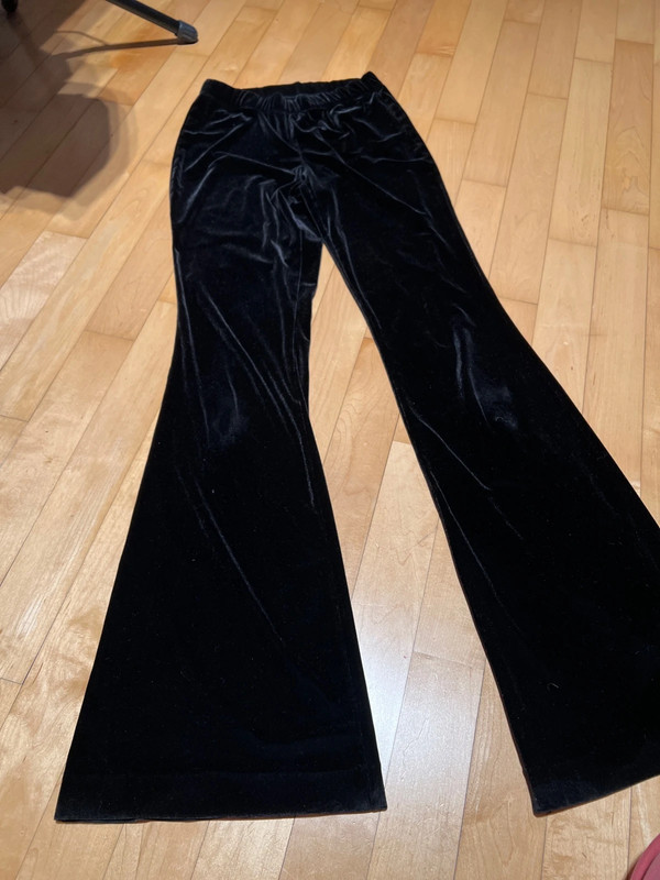 Calzedonia velvet flare trousers 1