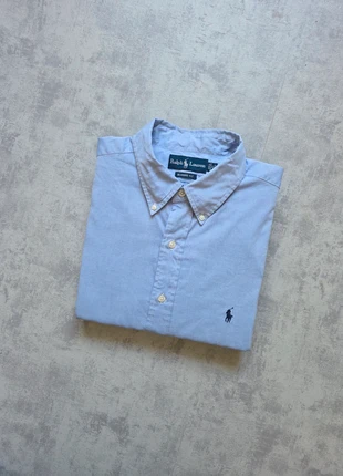 Chemise unie manches longues Ralph Lauren taille XL hommes Bleu logo Bleu Foncé, marque: Ralph Lauren, état: Très bon état, taille: XL, 30,00 €, 32,20 € Protection acheteurs incluse