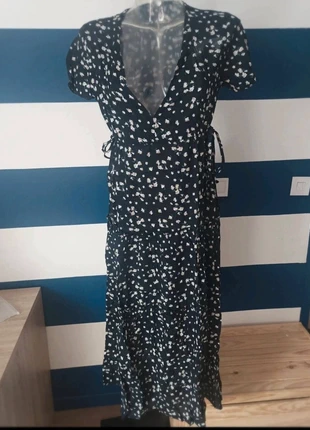 Superbe robe longue manches courtes bleu marine neuve avec étiquette femme 36/38, état: Neuf avec étiquette, taille: S / 36 / 8, 15,90 €, 17,40 € Protection acheteurs incluse