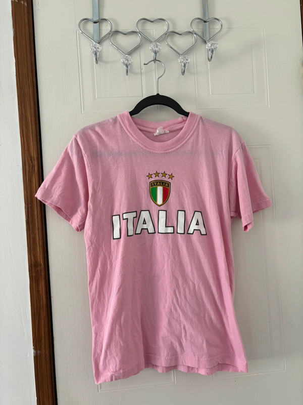 y2k pink italia shirt 1
