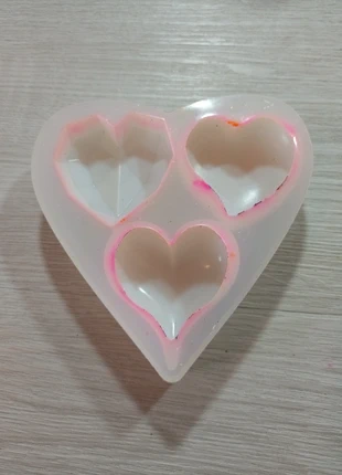 moule 3 cœurs pour bougie , résine ou autres, estado: Bueno, 1,50 €, 2,28 € Protección al comprador incluida