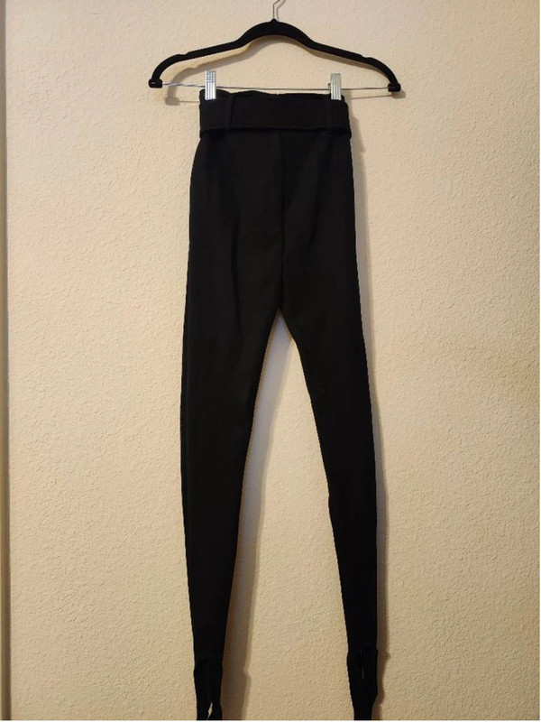 LESET Black Rio Belted Stirrup Pants - Size XS 4