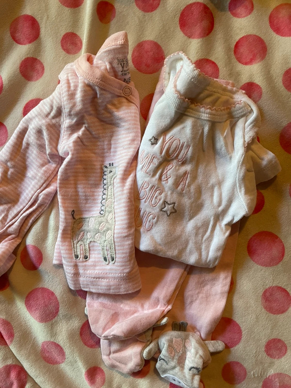 Newborn babygirl pajamas 1