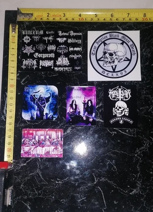 Lotto 6pcs Stickers Adesivi Black Metal Marduk Dissection Belphegor, marke: Stickers, zustand: Sehr gut, 7,50 €, 8,58 € inklusive Vinted-Käuferschutz