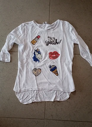 T-shirt met driekwart mouwen, brand: Bel&Bo, condizioni: Ottime, taglia: 14 anni / 164 cm, €2.00, €2.80 include la Protezione acquisti