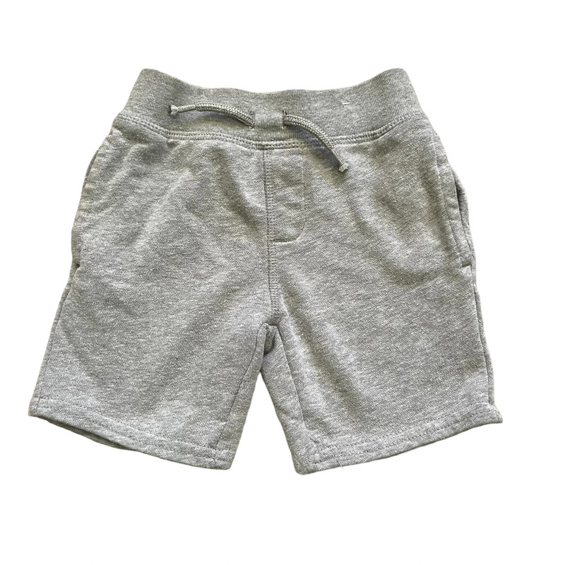 Garanimals casual pull-up shorts light gray wide elastic waist side pockets Boy 3T 1