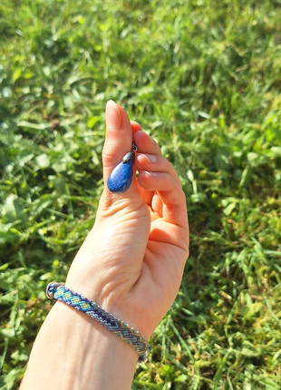 Pendentif lapis lazuli, marque: Pierre, état: Neuf sans étiquette, 9,00 €, 10,15 € Protection acheteurs incluse