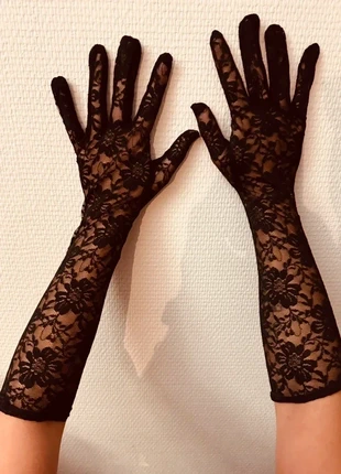💋 Gants en Dentelle Vintage – Mariage, Bal & Déguisement, marque: Glamour, état: Neuf sans étiquette, taille: Taille unique, 6,99 €, 8,04 € Protection acheteurs incluse