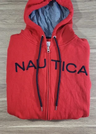 Nautica sweat à capuche rouge femme M zip intégral coton polyester logo brodé, marca: Nautica, estado: Muy bueno, tamaño: M / 38 / 10, 24,00 €, 25,90 € Protección al comprador incluida