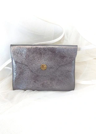 Porte monnaie xs cuir gris foncé, marque: Boutique privée, état: Très bon état, 7,50 €, 8,58 € Protection acheteurs (Pro) incluse