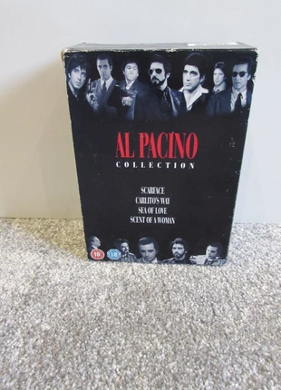 Al Pacino Collection DVD box set (4 discs) (UK), condition: Very good, £6.00, £7.00 includes Buyer Protection