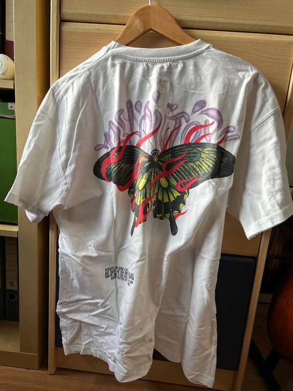 White butterfly T-shirt 2