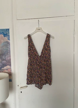 Combishort à fleurs, marque: Pull & Bear, état: Neuf sans étiquette, taille: L / 40 / 12, 10,00 €, 11,20 € Protection acheteurs incluse