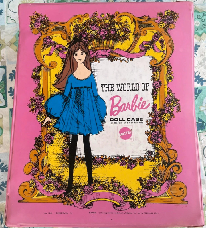 Valigetta Barbie + accessori anni 70