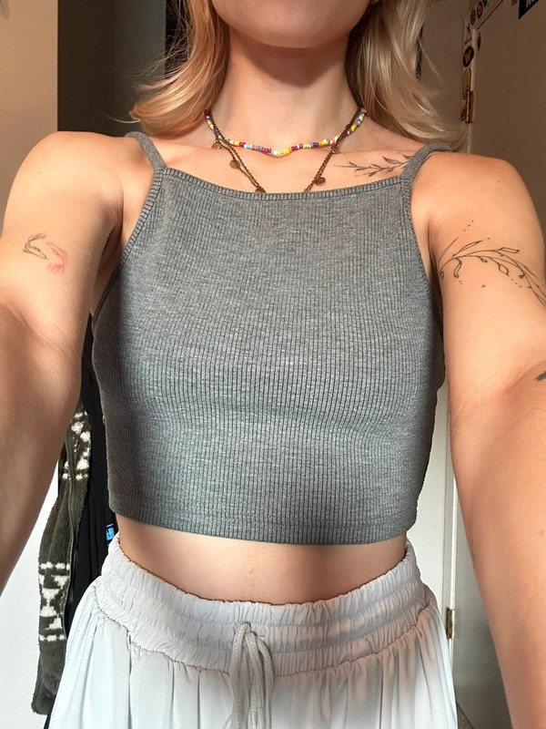 grey topshop tank 1