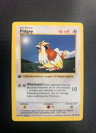 Pokémon Pidgey 57/102 Roucool US, brand: Pokémon, condition: Very good, €29.90, €32.10 includes Buyer Protection Pro