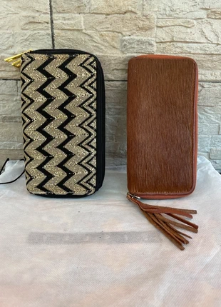 Set portafogli donna portafoglio nero a fantasia - ensemble portefeuille en tissu à motifs noir, marque: Made In Italy, état: Bon état, 6,50 €, 7,53 € Protection acheteurs incluse