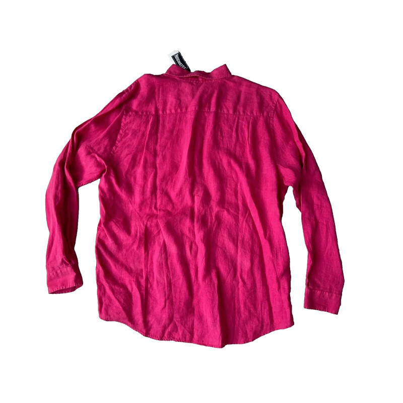 Vilebrequin Caroubis Linen Button Shirt Shocking Pink ( XXL ) 2