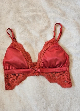 Soutien gorge rouce orangé satiné, marca: Hunkemöller, estado: Muy bueno, tamaño: 85C, 8,00 €, 9,10 € Protección al comprador incluida