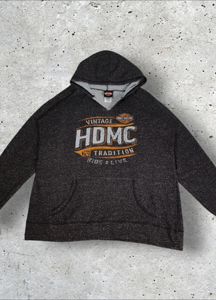 Sweat Harley Davidson Motor Col V Vintage Retro Y2K Sweater Gris - Taille XL Femme -1932, brand: Harley Davidson, condition: Very good, size: XL / 42 / 14, 39.90 €, 42.60 € includes Buyer Protection