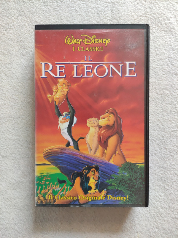 VHS Walt Disney I Classici • Il Re Leone [Versione Italiana • Ottobre ...