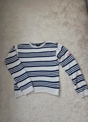 Pull à rayures Ralph Lauren – Femme – Taille M – Blanc & Bleu marine – Chic et intemporel, brand: Ralph Lauren, condizioni: Ottime, taglia: M / IT 42 / EU 38, €25.00, €26.95 include la Protezione acquisti