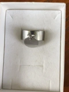 bague en acier inoxydable, marca: Silver, estado: Muy bueno, tamaño: 17,3 mm Ø / 14,5, 4,00 €, 4,90 € Protección al comprador incluida