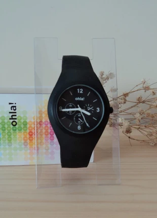 Reloj negro / Montre noir, marque: oh la!, état: Neuf sans étiquette, taille: Taille unique, 2,00 €, 2,80 € Protection acheteurs incluse